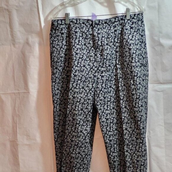 Jennifer Moore, Women's Blue and White Pants, Size 10, Not Worn - Picture 1 of 6